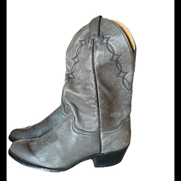 Abilene Western Cowboy Leather Men Boots Size 9.5D main image 4